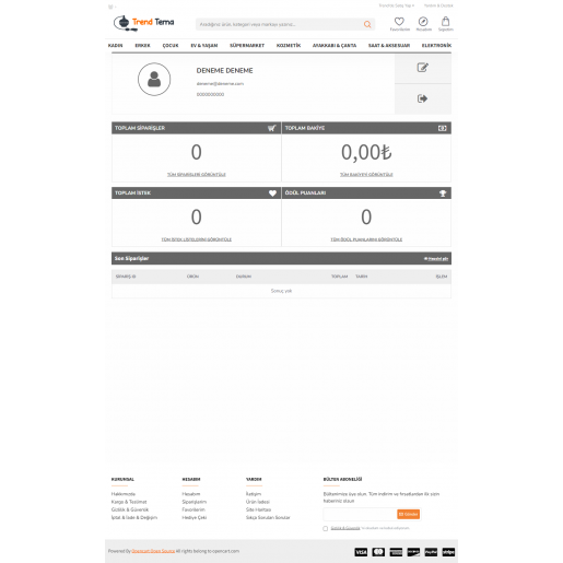 Opencart 3.x Trendc2c Full Paket