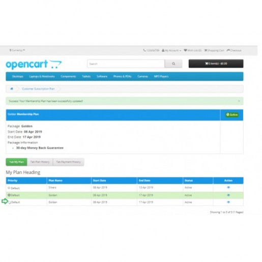 Opencart Ücretli Üyelik Modülü