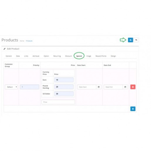 Opencart Döviz Fiyatı Girme Modülü