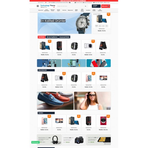 Opencart 3.x Teknolojiv2 Tema