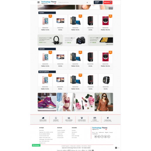 Opencart 3.x Teknolojiv2 Tema