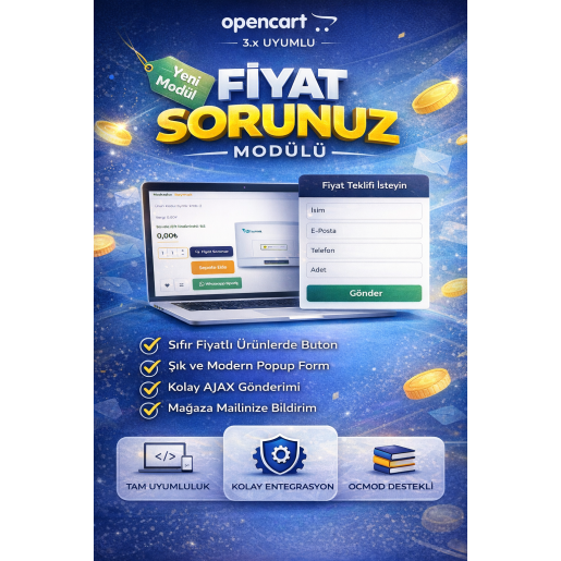 Fiyat Sorunuz Modülü