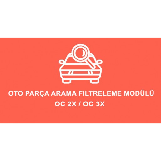 Oto Parça Arama Filtreleme Modülü