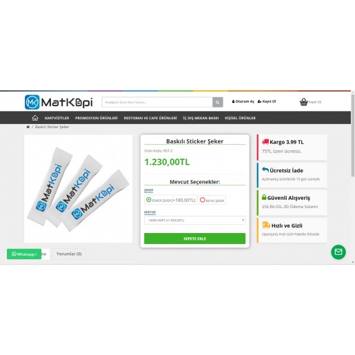 Opencart 3X Matbaa Teması