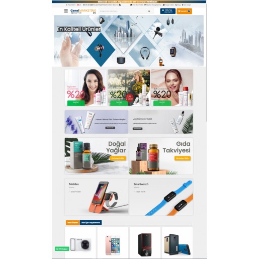 Opencart 3.x GenelMarketing v3 Tema