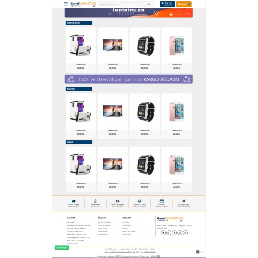 Opencart 3.x GenelMarketing v3 Tema