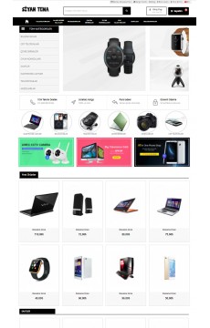 Opencart 3x Siyah Tema