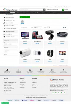 Opencart 3X Bilişim Teması