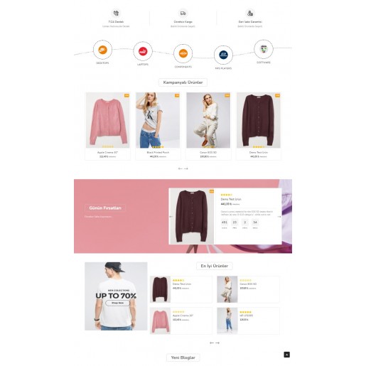 Opencart 3.x Fashion Tema