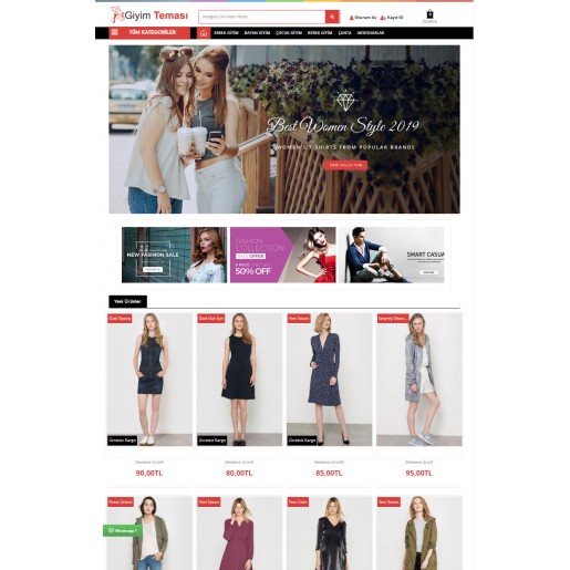 Opencart 3x Moda Giyim v2