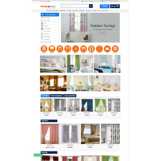 Opencart 3.x Perde Halı Tema