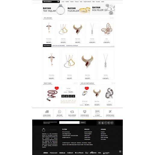 Opencart 3.x Takı Tesbih Moda Teması