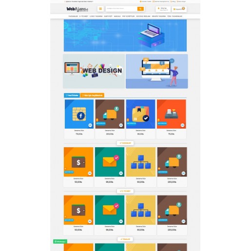Opencart 3.x Web Ajans v5 Tema