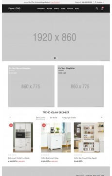 Opencart 3.x Mutfak Banyo Mobilya Teması