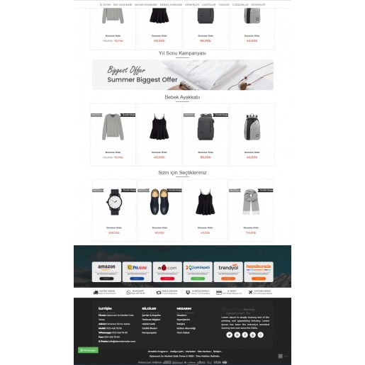Opencart 3x Fashion v2 Tema Full Paket