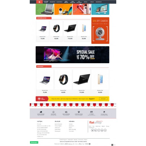 Opencart 3x FlatShop Tema