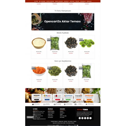 Opencart 3.x Aktar Tema