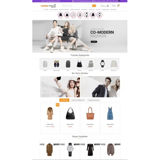 Opencart 3x Fashion v3 Tema