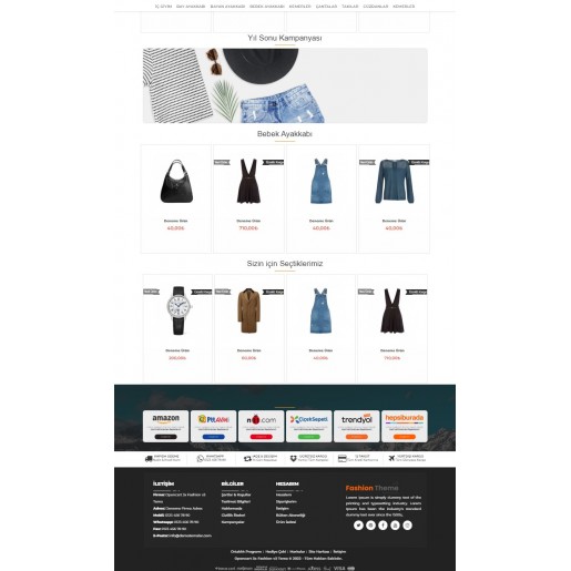 Opencart 3x Fashion v3 Tema