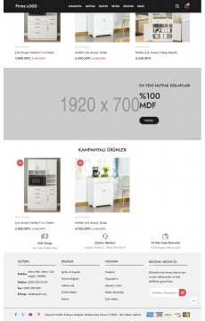 Opencart 3.x Mutfak Banyo Mobilya Teması