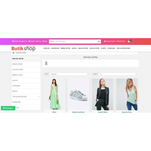 Opencart 3.x Butik Shop Teması